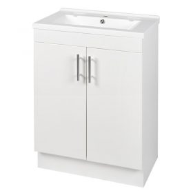 Jessica-PVC-Vanity-Unit-Bathroom-60cm-White-Glossy-Perth-Alpine-Cheap