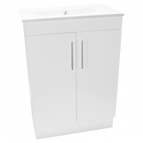 Jessica-PVC-Vanity-Unit-Bathroom-60cm-White-Glossy-Perth-Alpine-Cheap