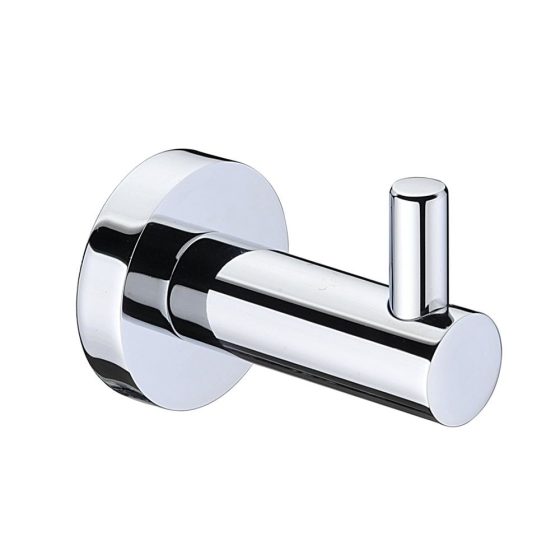 Chrome Round Robe Hook