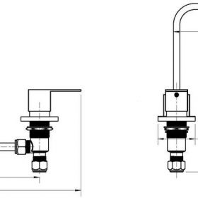 Cube 1/4 Basin Set Specs