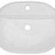 Cassino Vessel Matt White - SKU A8029MW - Top View