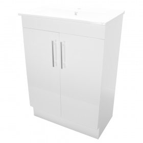 Jessica-PVC-Vanity-Unit-Bathroom-75cm-White-Glossy-Perth-Alpine-Cheap