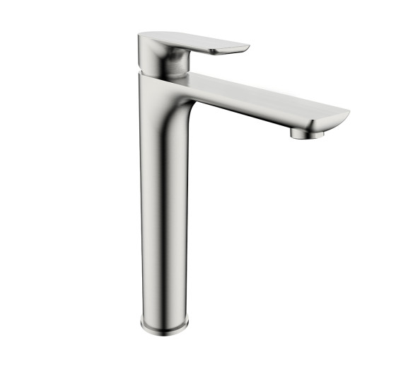 104102BN - Sky High-Rise Basin Mixer - BRUSHED NICKEL - Alpine