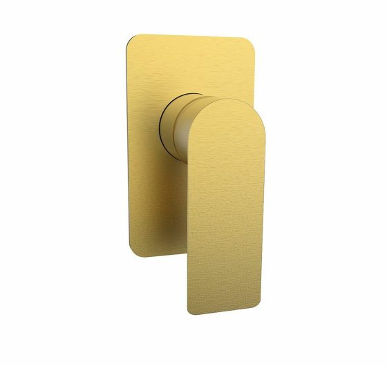 104105SBG - Sky Handle & Backing Plate - Square - BRUSHED GOLD - Alpine