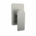 104105SBN - Sky Handle & Backing Plate - Square - BRUSHED NICKEL - Alpine