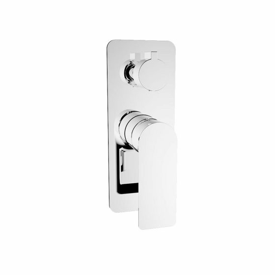 104106CP - Sky Handle & Backing Plate - CHROME - Alpine