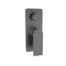 104106GM - Sky Handle & Backing Plate - GUN METAL - Alpine