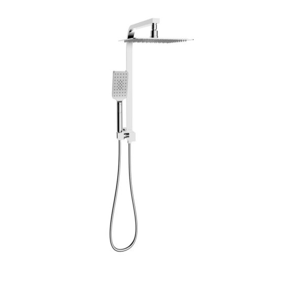 100109 - Sky Twin Shower Square - CHROME