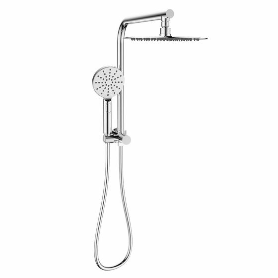 100209CP - Sky Twin Shower Round - CHROME