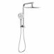 100209CP - Sky Twin Shower Round - CHROME